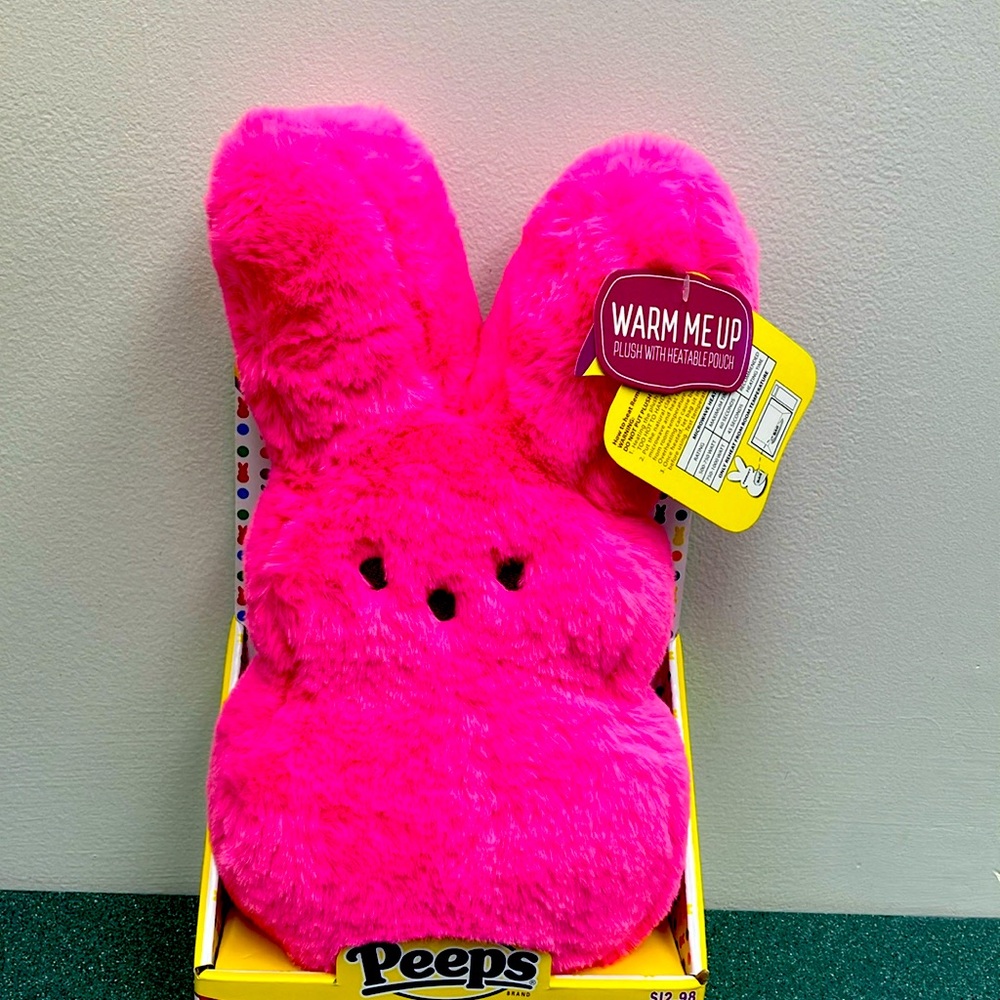 Peeps heatable plush bunny